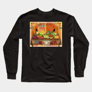 HWS Holiday Collection! Happy Thanksgiving! Long Sleeve T-Shirt